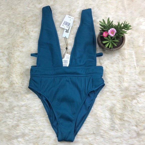 The Bikini Lab Ribbed One-Piece Swimsuit - Picture 2 of 8